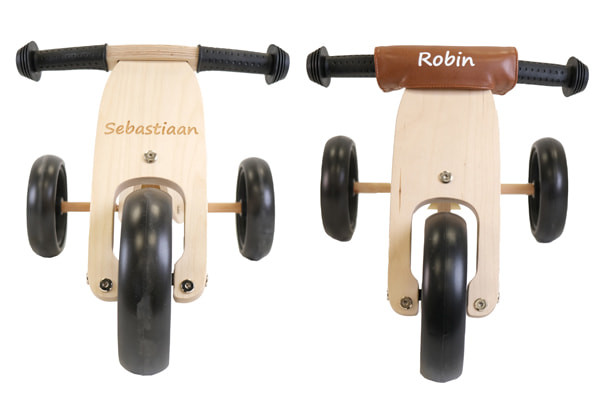 Optioneel: naam graveren en/of kinbeschermer