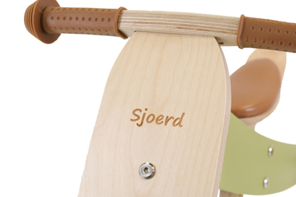 Graveren naam loopfiets 4in1