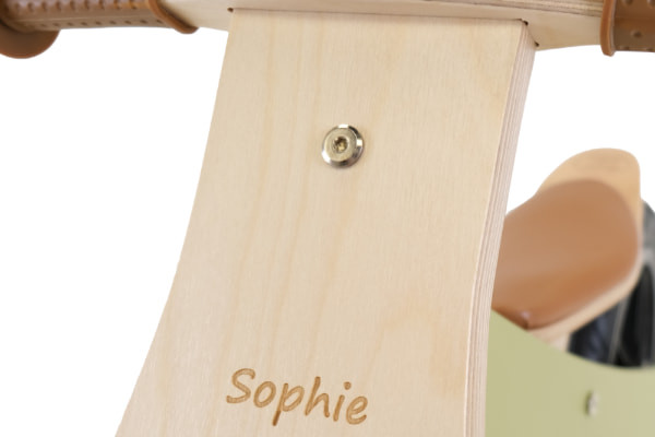 Graveren naam loopfiets 2in1