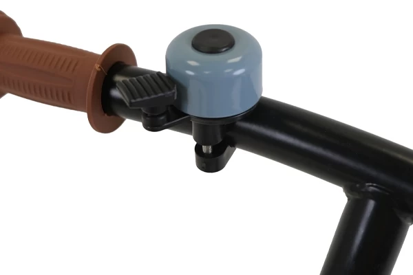 Voor petrol blauwe loopfietsen