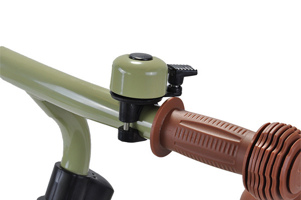 Bel gemonteerd op stuur