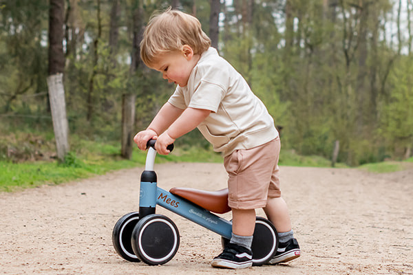 Naamsticker voor op het frame