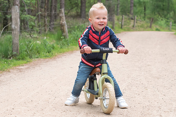 Lux met de optionele kinbeschermer.