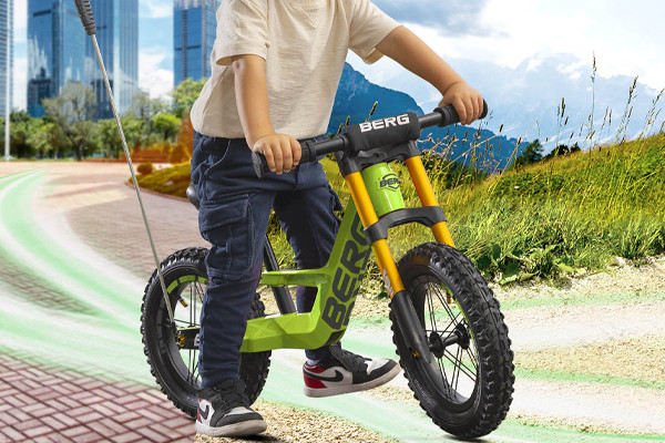 Met 12" cross luchtbanden