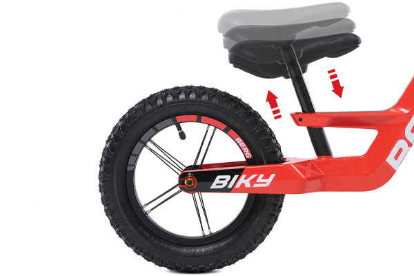 Traploos verstelbaar zadel