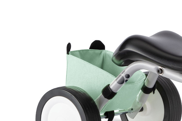 Inclusief mandje achterop