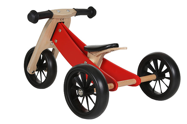 Als driewieler met laag frame.