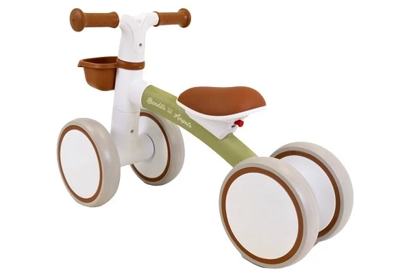 Het zadel is verstelbaar