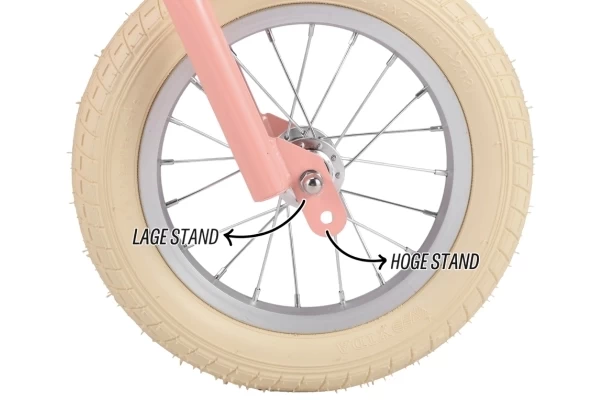 Ook het frame is verstelbaar