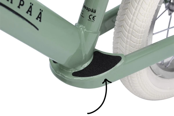 Met handige voetensteun