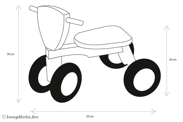 Het formaat van de Road Star.