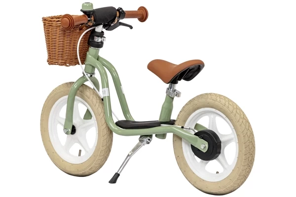 Met handrem en standaard