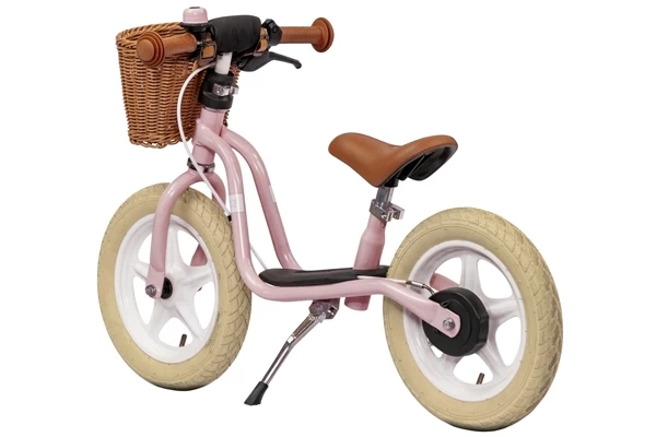 Met handrem en standaard