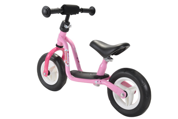 Loopfiets gemaakt van stevig materiaal.
