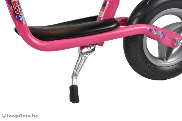 De standaard is uitgeklapt.