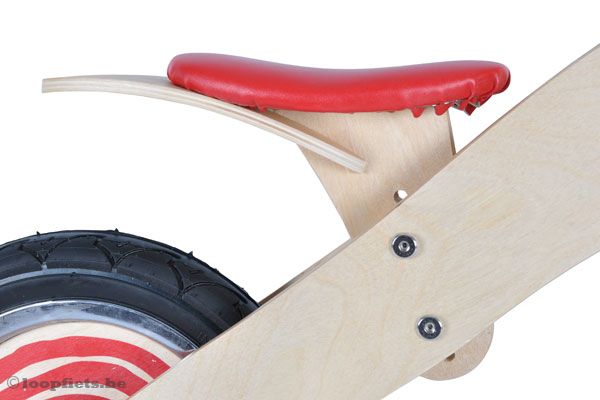 In hoogte verstelbaar zadel (35-39 cm)