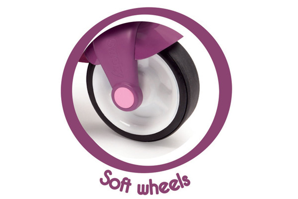 Met fluisterstille banden ideaal voor binnengebruik.