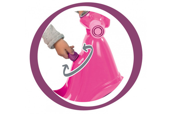 De scooter is net echt met een mechanische sleutel. 