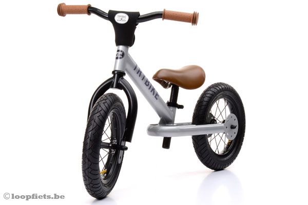 Gemakkelijk om te bouwen tot tweewieler loopfiets.