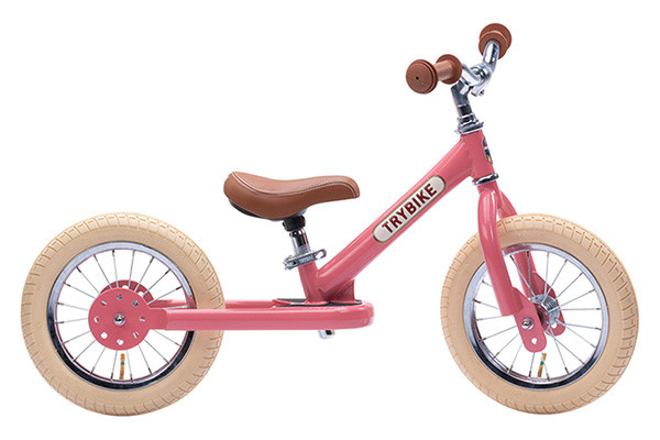 Trybike Steel vintage roze tweewieler
