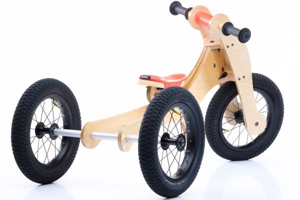 Met extra brede luchtbanden.