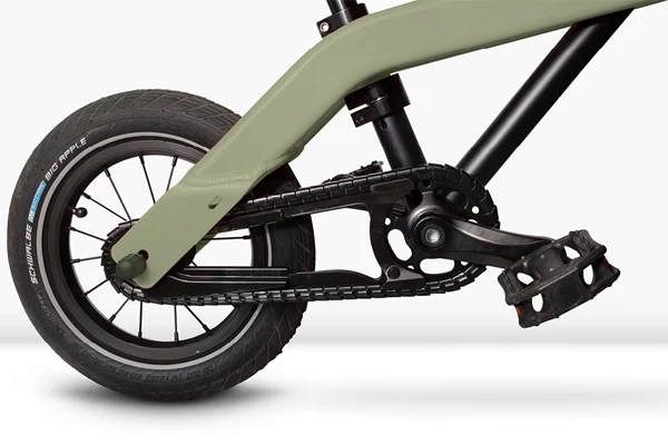 Om te bouwen naar kinderfiets met trappers