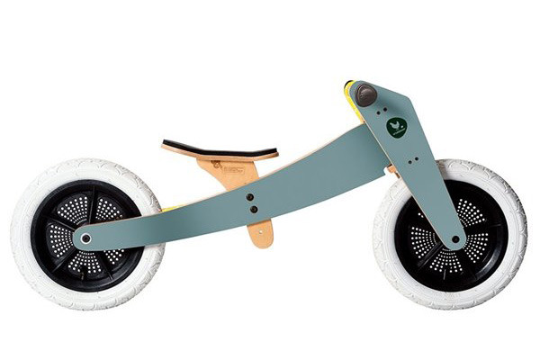 Loopfiets met 2 wielen en laag frame (vanaf 2 jaar).