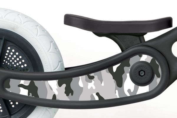 �De stickers passen precies op het frame van je wishbonebike.