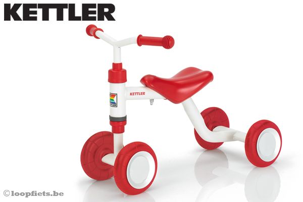 Kettler loopfiets Smoovy rood.