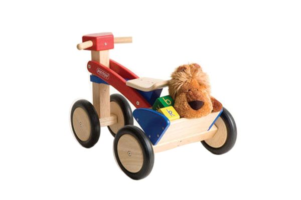 Neem je knuffels mee in de laadbak.