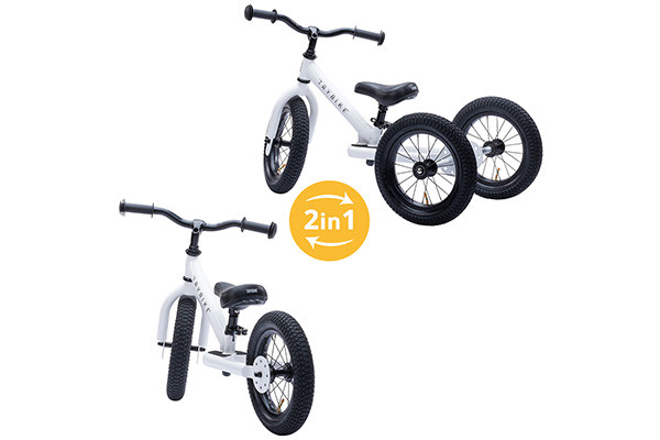 Driewieler en loopfiets in 1