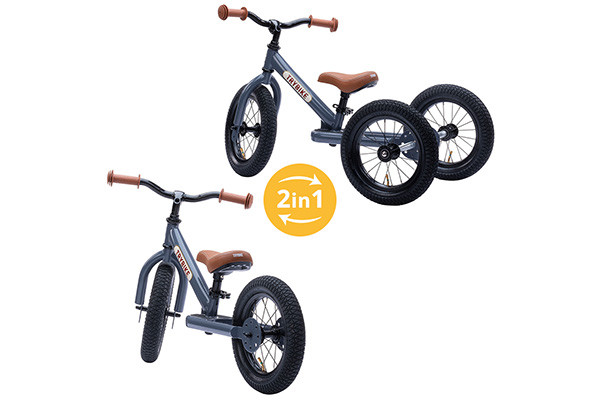 Driewieler en loopfiets in 1